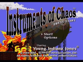 Instruments of Chaos Starring Young Indiana Jones Title Screen